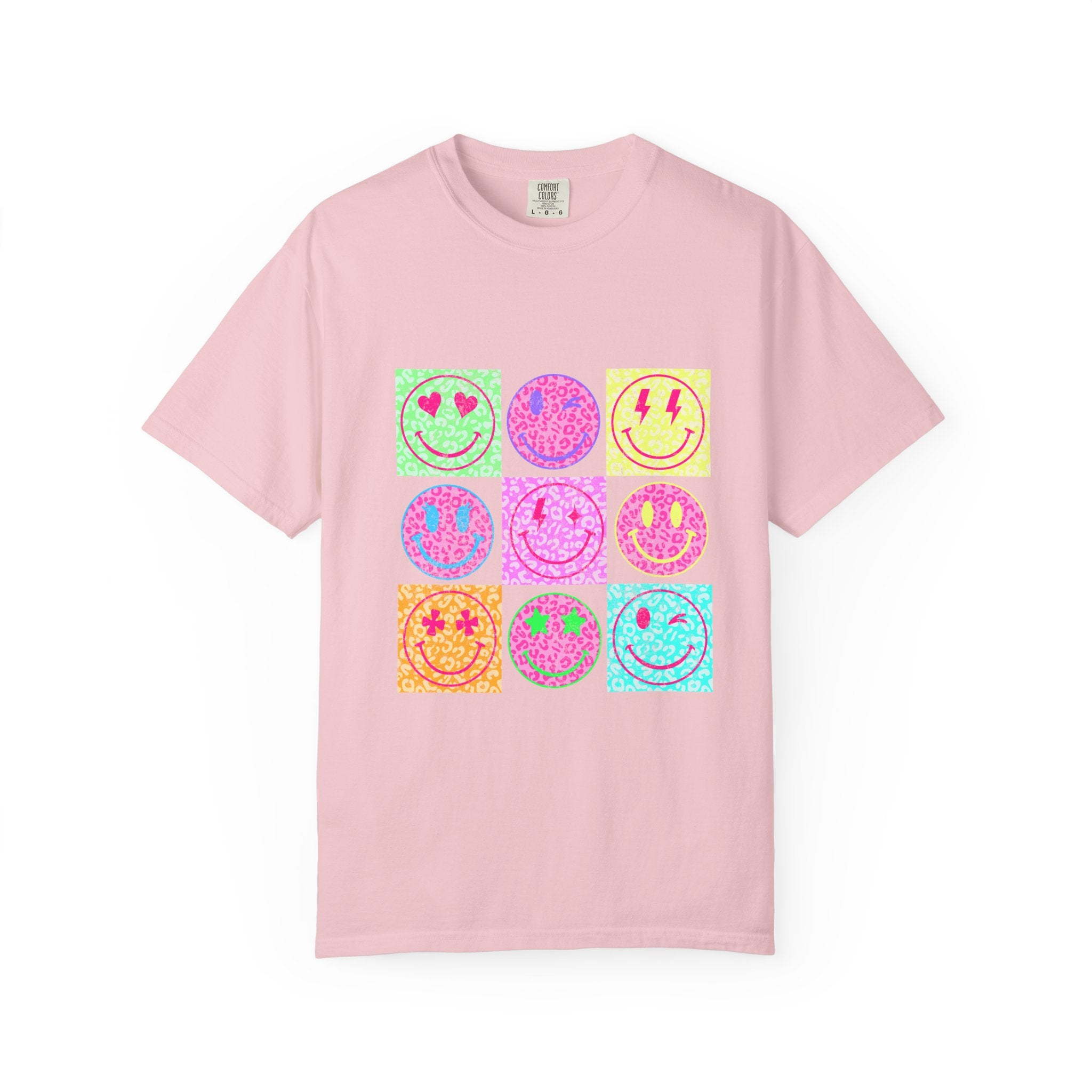 Neon Retro Smileys Tee