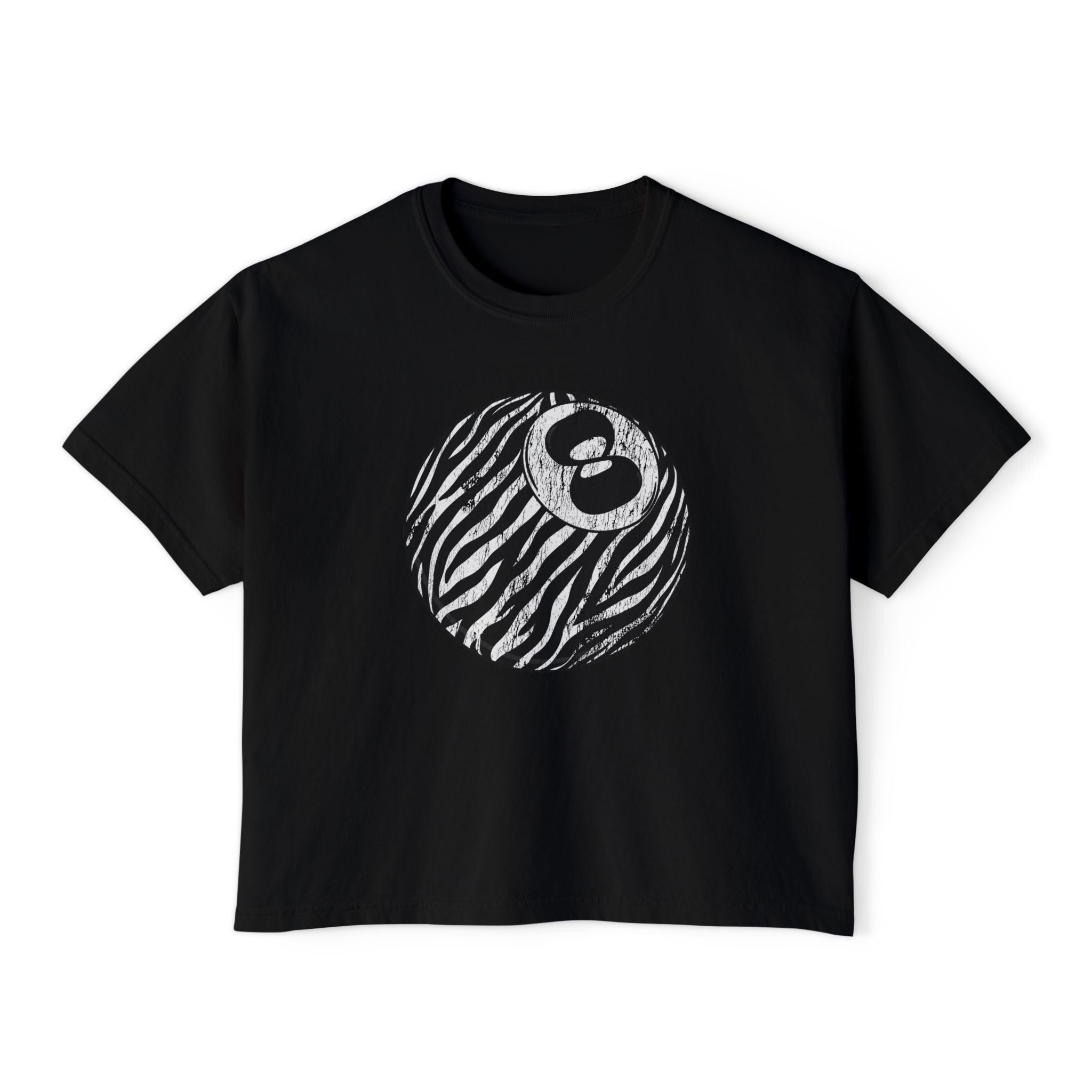 Vintage 8-Ball Zebra Graphic Tee