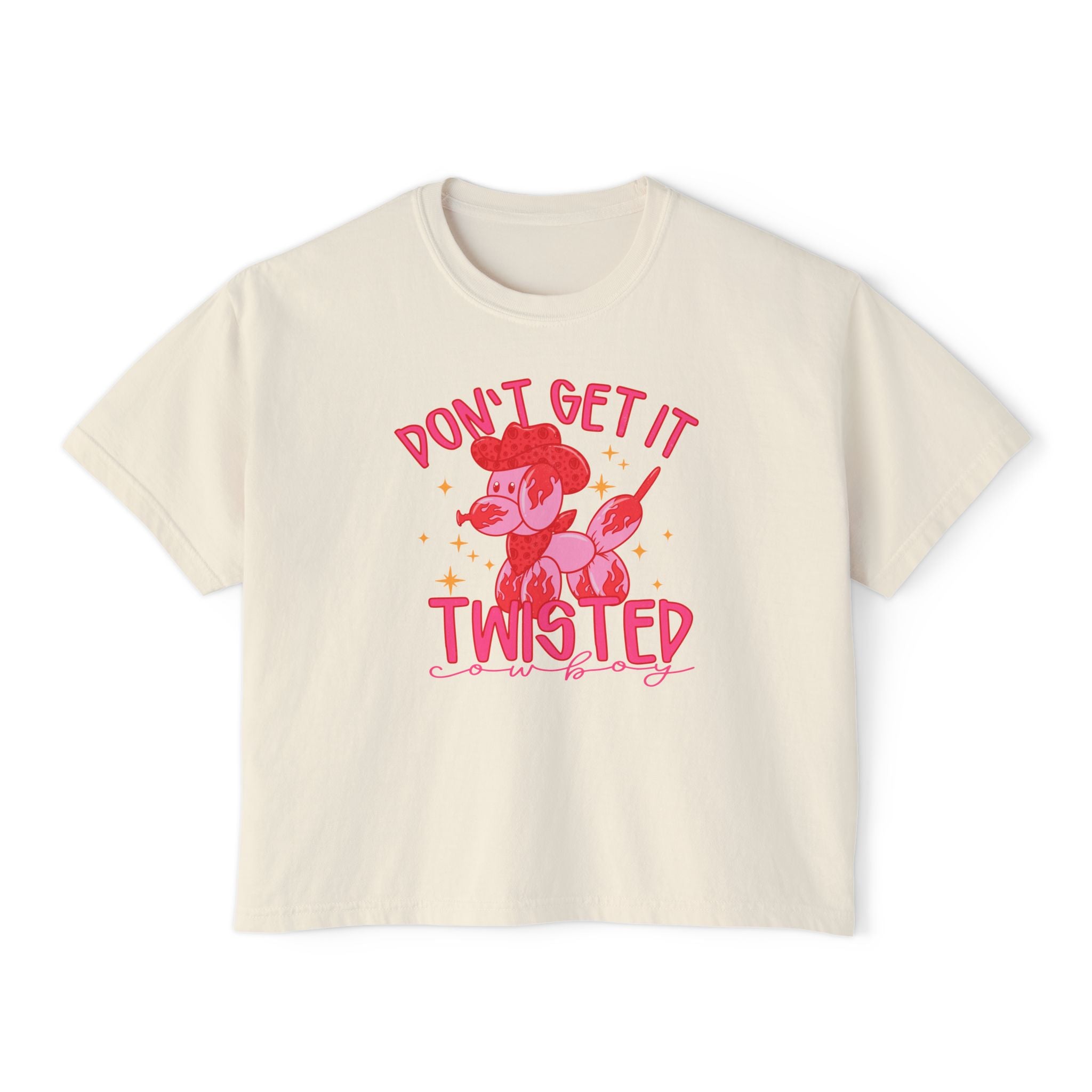 "Don't Get It Twisted" Retro Balloon Dog Tee