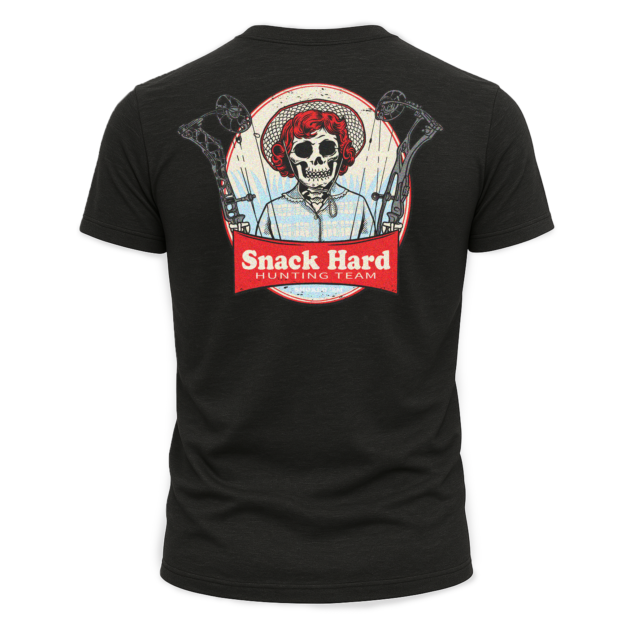 "Snack Hard Hunting Team" Tee (Front & Back Design)
