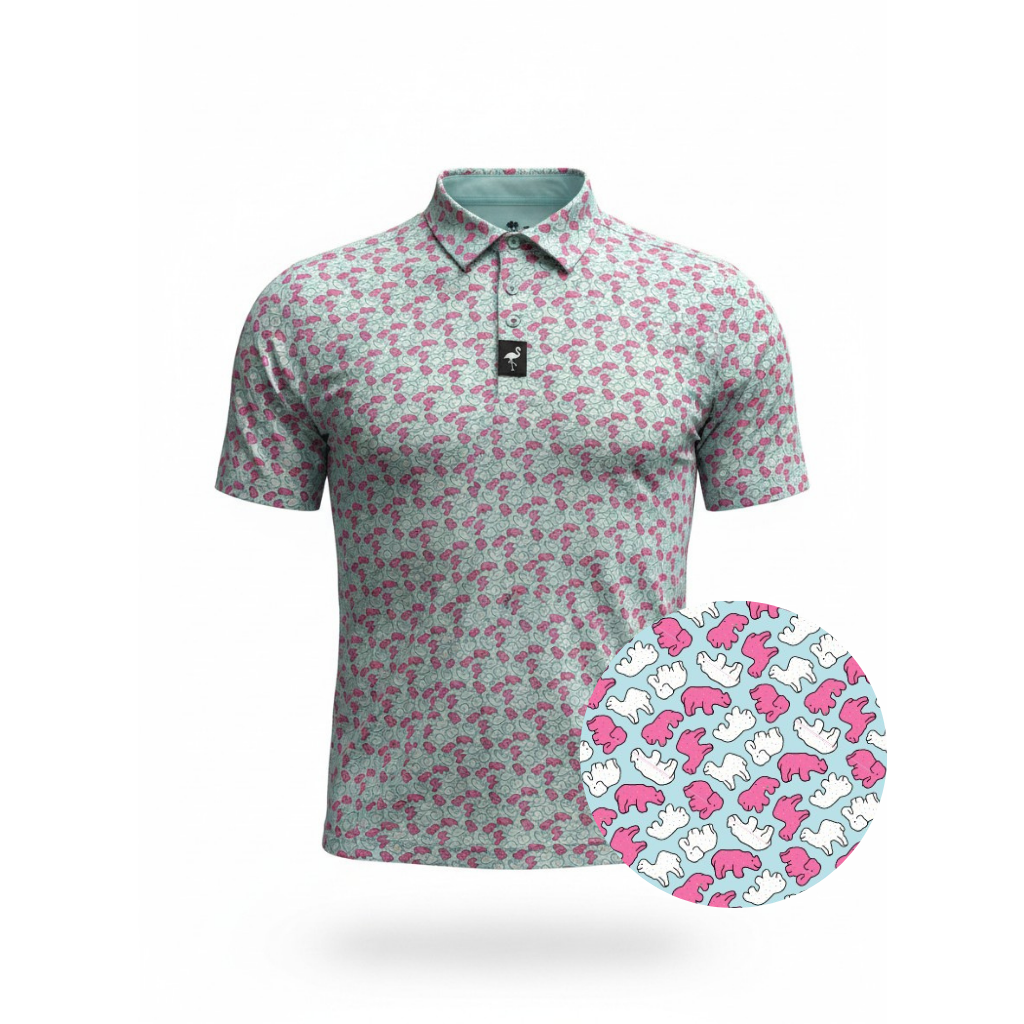Men's Frosted Animal Cookies Golf Polo